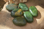 Polished Green Verdite Free Forms x 6 From Zimbabwe - Toprock Gemstones and Minerals 