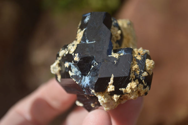Natural Schorl Black Tourmaline Specimens x 6 From Erongo, Namibia