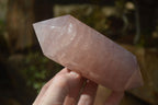Polished Double Terminated Rose Quartz Points x 4 From Madagascar - Toprock Gemstones and Minerals 