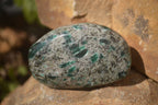 Polished Rare Emerald Mica In Matrix Standing Free Forms x 6 From Mutoko, Zimbabwe - Toprock Gemstones and Minerals 