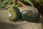 Polished Green Verdite Free Forms x 6 From Zimbabwe - Toprock Gemstones and Minerals 