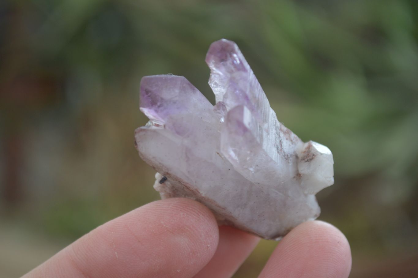 Natural Window Amethyst Crystal Specimens  x 12 From Chiredzi, Zimbabwe - Toprock Gemstones and Minerals 
