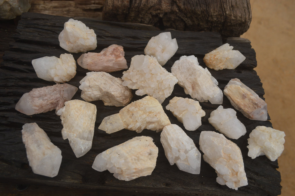 Natural Pineapple Quartz Crystals  x 35 From Madagascar - Toprock Gemstones and Minerals 