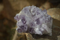 Natural Sugar Amethyst Clusters  x 4 From Solwezi, Zambia - Toprock Gemstones and Minerals 