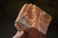 Natural New Sunset Orange Calcite Specimens  x 6 From Spitzkop, Namibia - Toprock Gemstones and Minerals 