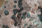 Natural Rare Ball Malachite On Drusy Quartz & Dolomite Matrix  x 1 From Kambove, Congo - Toprock Gemstones and Minerals 