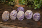 Polished  Dream Amethyst Standing Free Forms x 6 From Madagascar - Toprock Gemstones and Minerals 