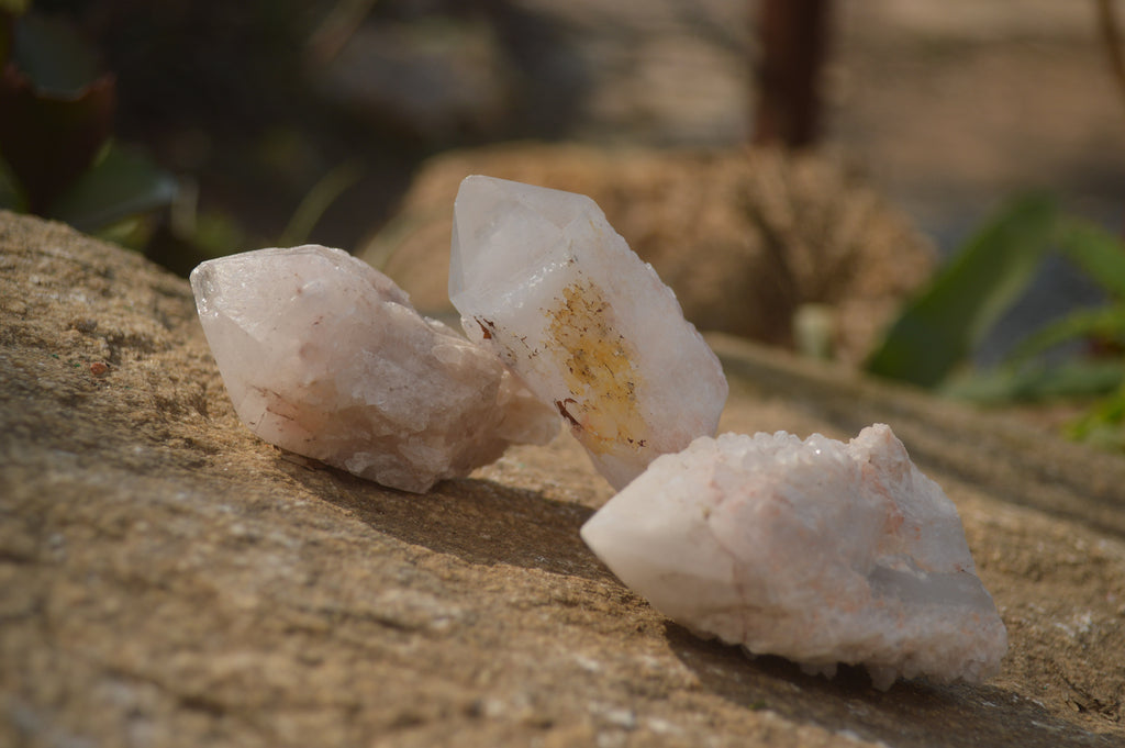 Natural Pineapple Quartz Crystals  x 35 From Madagascar - Toprock Gemstones and Minerals 
