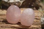 Polished Gemmy Pink Rose Quartz Standing Free Forms  x 6 From Ambatondrazaka, Madagascar - TopRock
