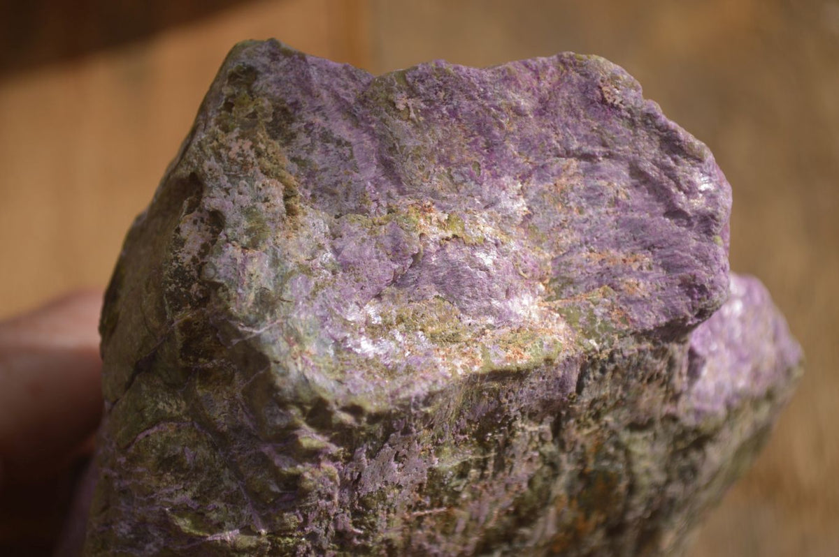 Natural Rough Stichtite Specimens x 2 From Barberton, South Africa - Toprock Gemstones and Minerals 