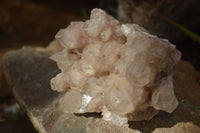 Natural Cascading Smokey Quartz Clusters x 2 From Luena, Congo - Toprock Gemstones and Minerals 