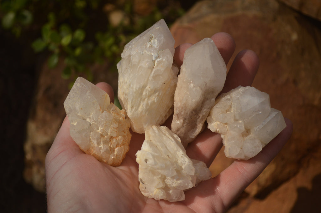 Natural Pineapple Quartz Crystals  x 35 From Madagascar - Toprock Gemstones and Minerals 