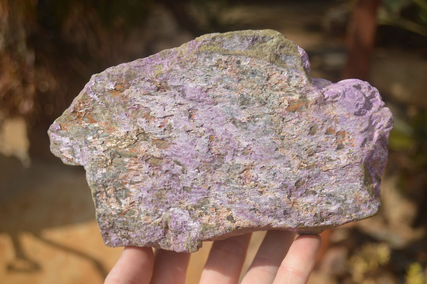 Natural Rough Stichtite Specimens x 2 From Barberton, South Africa - Toprock Gemstones and Minerals 
