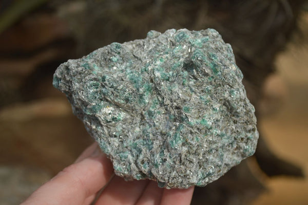Natural Rare Emerald Mica In Matrix Cobbed Specimens x 6 From Mutoko, Zimbabwe - Toprock Gemstones and Minerals 