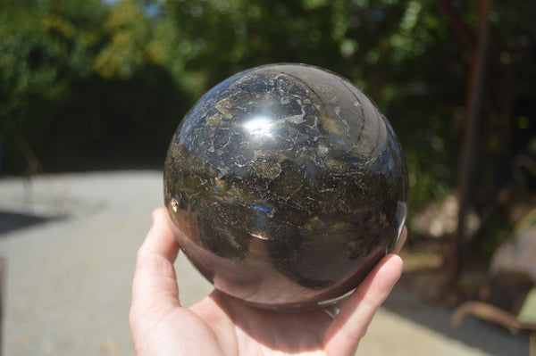 Polished Extra Large Labradorite Sphere  x 1 From Madagascar - TopRock