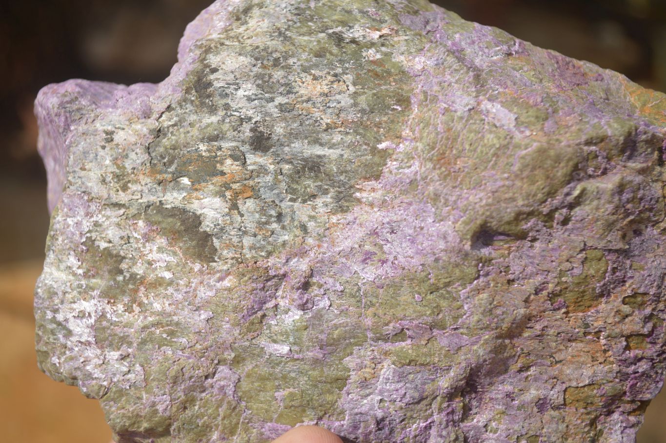 Natural Rough Stichtite Specimens x 2 From Barberton, South Africa - Toprock Gemstones and Minerals 
