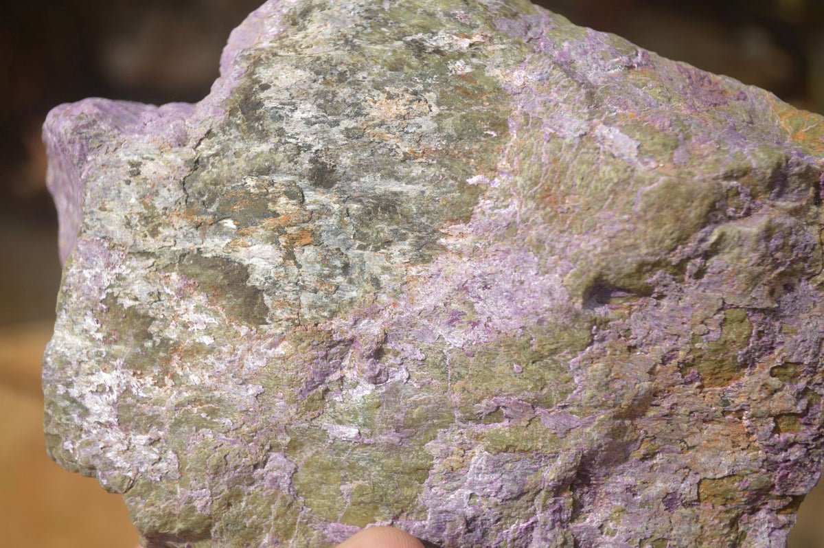 Natural Rough Stichtite Specimens x 2 From Barberton, South Africa - Toprock Gemstones and Minerals 