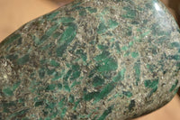 Polished Rare Green Emerald In Matrix Standing Free Form x 1 From Sandawana, Zimbabwe - Toprock Gemstones and Minerals 