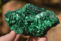 Natural Chatoyant Silky Malachite Specimens  x 4 From Kasompe, Congo - Toprock Gemstones and Minerals 