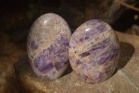 Polished  Dream Amethyst Standing Free Forms x 6 From Madagascar - Toprock Gemstones and Minerals 
