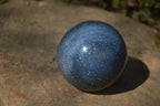 Polished Blue Lazulite Spheres  x 2 From Madagascar - Toprock Gemstones and Minerals 