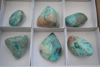 Polished Blue Shattuckite Free Forms  x 6 From Kaokoveld, Namibia - Toprock Gemstones and Minerals 