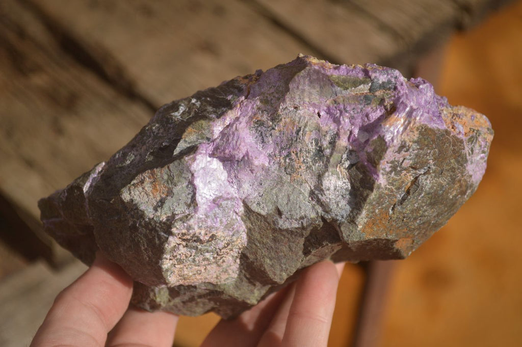 Natural Rough Stichtite Specimens x 2 From Barberton, South Africa - Toprock Gemstones and Minerals 