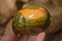 Polished  Green Opal Standing Free Forms  x 6 From Antsirabe, Madagascar - Toprock Gemstones and Minerals 