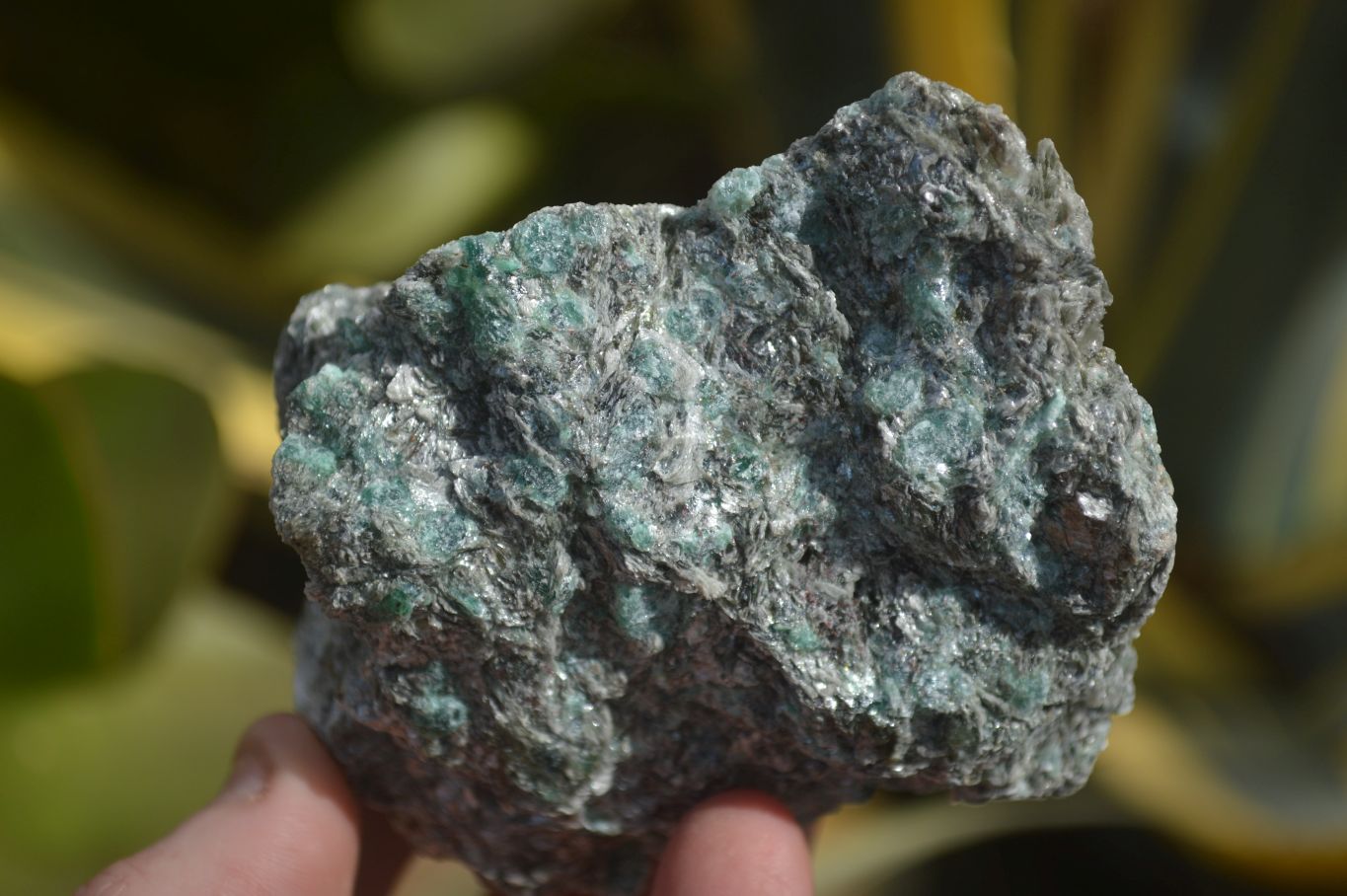 Natural Rare Emerald Mica In Matrix Cobbed Specimens x 6 From Mutoko, Zimbabwe - Toprock Gemstones and Minerals 
