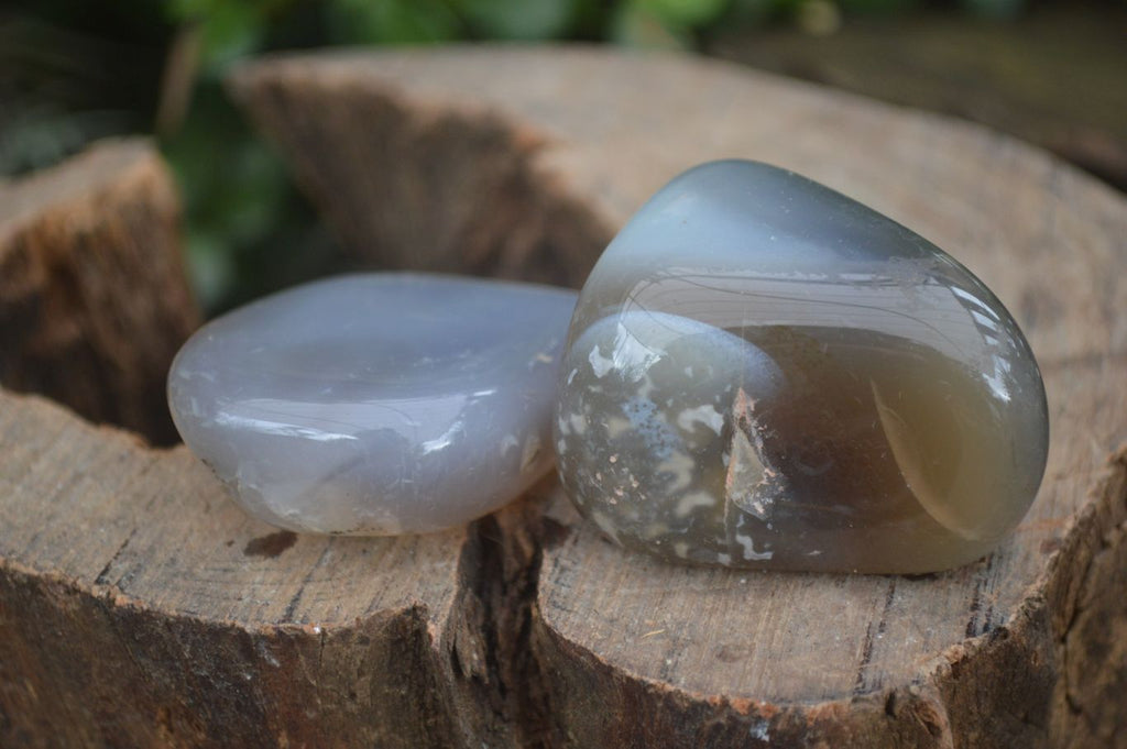 Polished Agate Chalcedony Tumble Stones x 20 From Madagascar - Toprock Gemstones and Minerals 