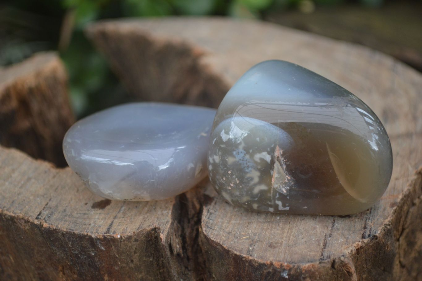 Polished Agate Chalcedony Tumble Stones x 20 From Madagascar - Toprock Gemstones and Minerals 