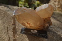 Polished Double Terminated Smokey Quartz Crystals  x 2 From Southern Africa - Toprock Gemstones and Minerals 