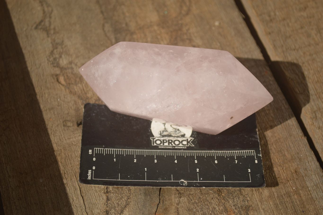 Polished Double Terminated Rose Quartz Points x 4 From Ambatondrazaka, Madagascar - Toprock Gemstones and Minerals 