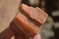Natural New Sunset Orange Calcite Specimens  x 24 From Spitzkop, Namibia - Toprock Gemstones and Minerals 