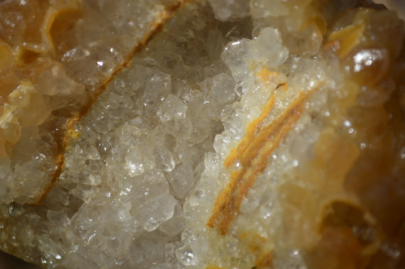 Natural Limonite Quartz Clusters x 2 From Solwezi, Zambia - Toprock Gemstones and Minerals 