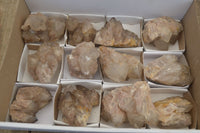 Natural Smokey Quartz Clusters x 12 From Congo - Toprock Gemstones and Minerals 