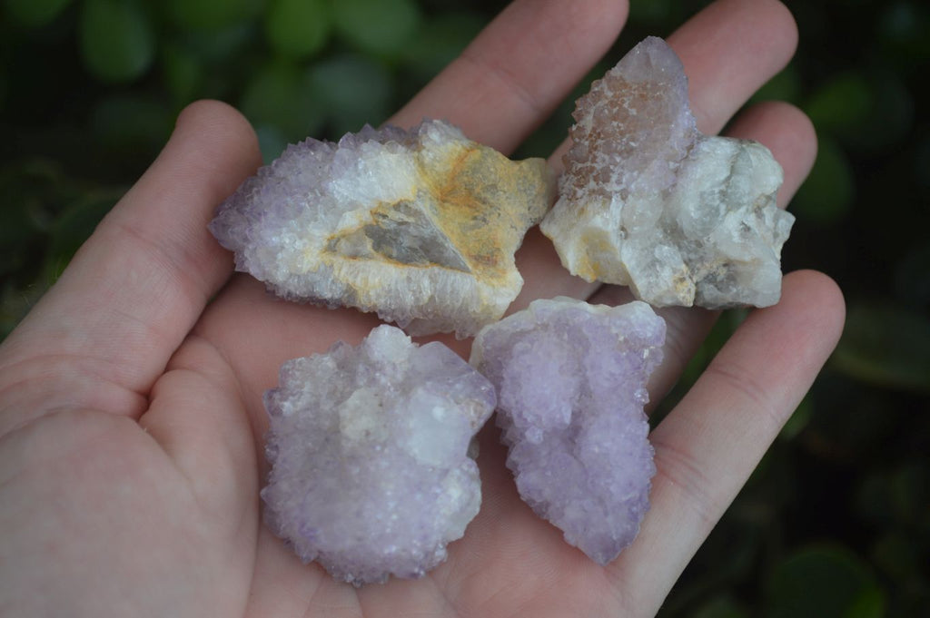 Natural Small Mixed Spirit Quartz Clusters  x 35 From Boekenhouthoek, South Africa - Toprock Gemstones and Minerals 