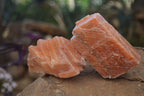 Natural New Sunset Orange Calcite Specimens  x 12 From Spitzkop, Namibia - Toprock Gemstones and Minerals 