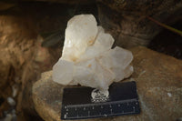 Natural "Cathedral Window" Candle Quartz Formations  x 3 From Madagascar - Toprock Gemstones and Minerals 