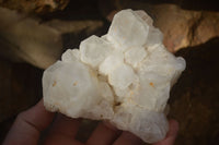 Natural "Cathedral Window" Candle Quartz Formations  x 3 From Madagascar - Toprock Gemstones and Minerals 