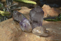 Polished Mixed Selection Of Window Quartz Crystals x 4 From Madagascar - Toprock Gemstones and Minerals 
