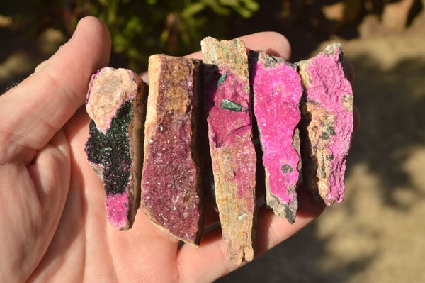 Natural Small Pink Salrose Cobaltion Dolomite Specimens x 35 From Kakanda, Congo - TopRock