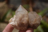Natural Smokey Quartz Clusters x 12 From Congo - Toprock Gemstones and Minerals 