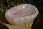 Polished Pink Rose Quartz Bowl x 1 From Ambatondrazaka, Madagascar - Toprock Gemstones and Minerals 