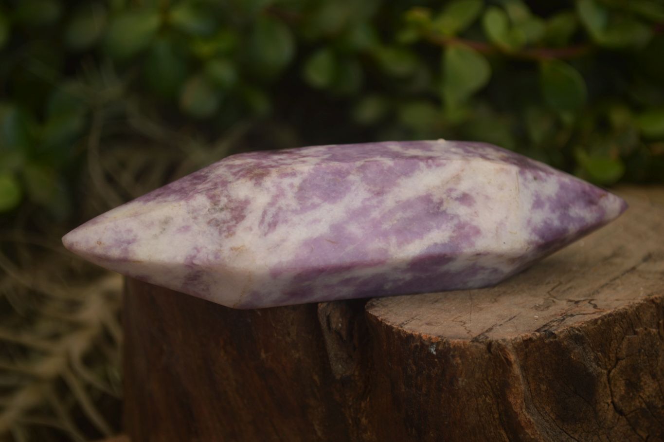 Polished  Double Terminated Purple Lepidolite Points  x 4 From Mozambique - Toprock Gemstones and Minerals 