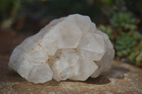 Natural "Cathedral Window" Candle Quartz Formations  x 3 From Madagascar - Toprock Gemstones and Minerals 