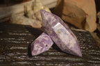 Polished  Double Terminated Purple Lepidolite Points  x 4 From Mozambique - Toprock Gemstones and Minerals 