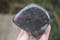 Polished Fluorescent Ruby Corundum In Chrome Verdite Free Forms x 4 From Zimbabwe - Toprock Gemstones and Minerals 