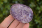 Polished  Purple Lepidolite Palm Stones  x 6 From Zimbabwe - Toprock Gemstones and Minerals 