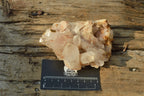 Natural Candle Quartz Clusters With Golden Iron Colouration  x 4 From Madagascar - TopRock